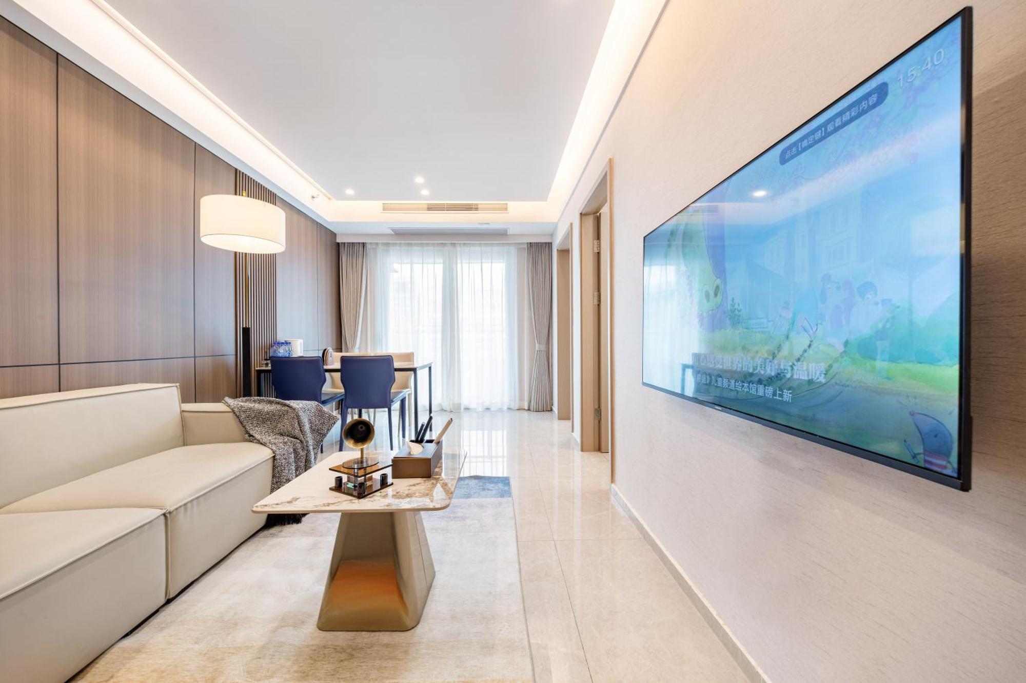 Boruisi Video And Audio Light House - Shenzhen Convention And Exhibition Center Gangxia Metro Station Aparthotel Exterior photo